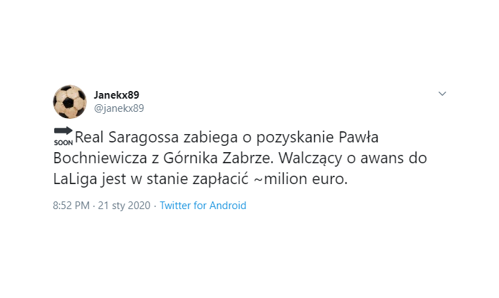 Bochniewicz za milion euro może trafić do klubu Z HISZPANII